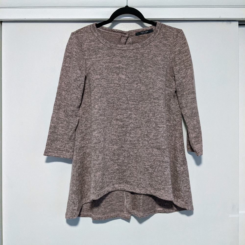 4/$16 ❇️ COIN 1804 Heathered Mauve Sweater